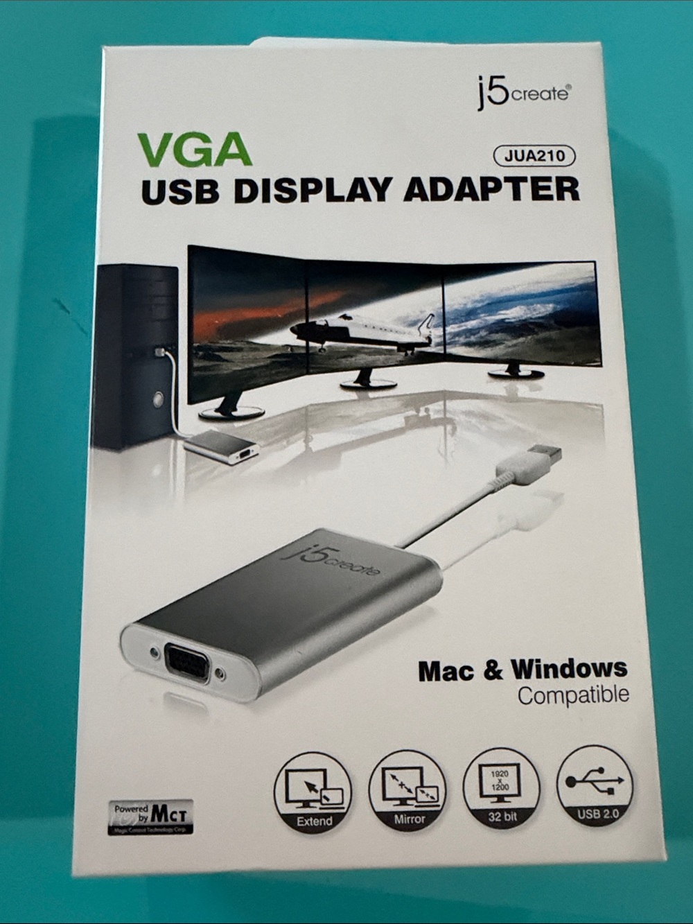 VGA USB Display Adapter (Gray) - Mac & Windows Compatible